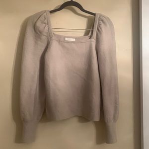 H&M puff sleeve sweater super soft- medium